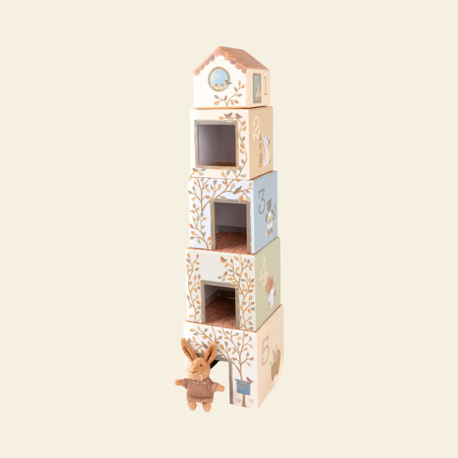 Lenny het konijn kubushuis - Karton - Egmont Toys - productfoto - afbeelding 3