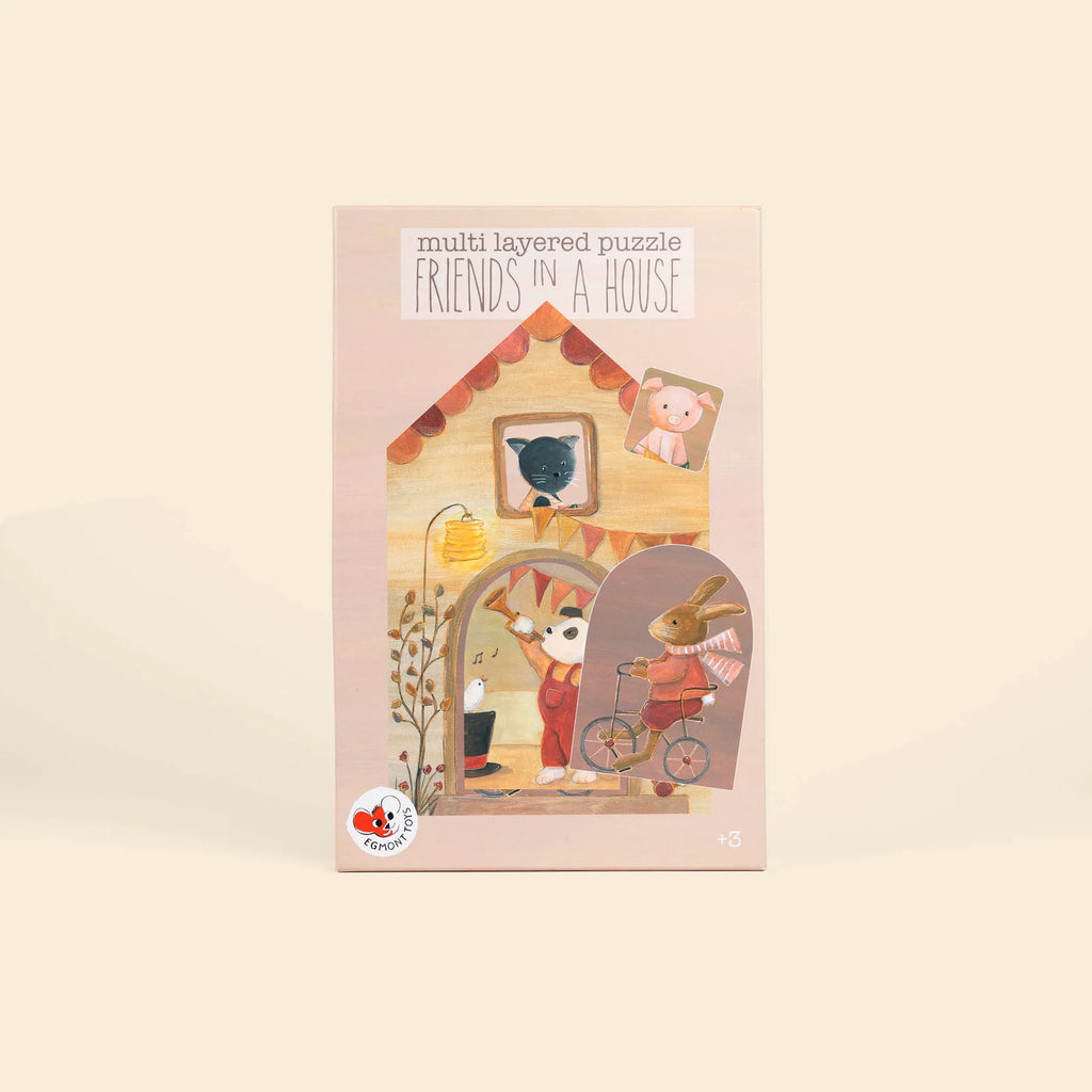Multi-Layered Friends Puzzle - Lagenpuzzel voor kinderen - Egmont Toys - productfoto