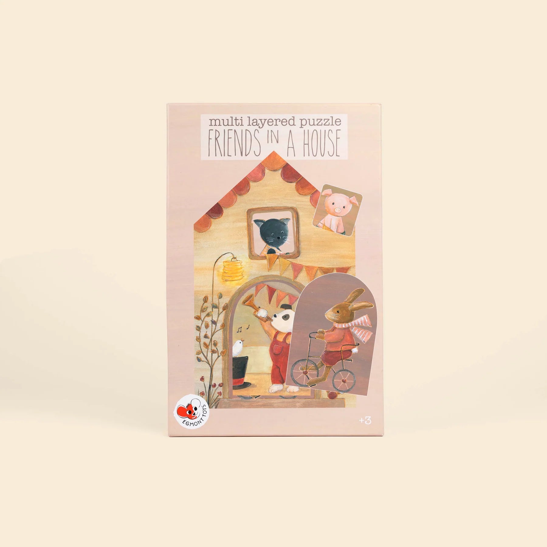 Multi-Layered Friends Puzzle - Lagenpuzzel voor kinderen - Egmont Toys - productfoto