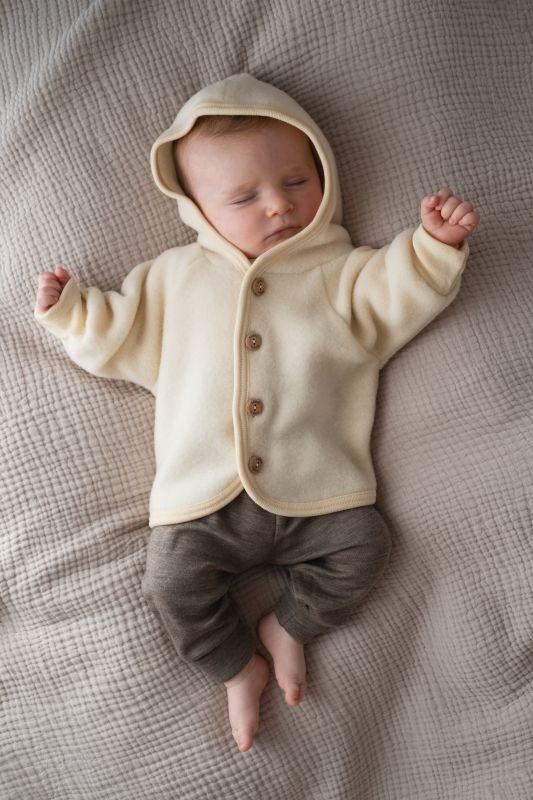 Jasje wol fleece - Biologische Wol Fleece - Engel Natur