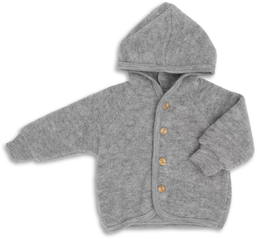 Jasje wol fleece - Biologisch merino wol - Engel Natur - productfoto - afbeelding 6