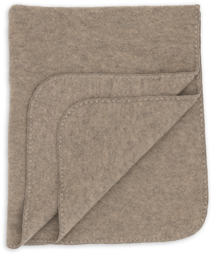 Baby Blanket Wool Fleece - Babydeken met festonsteek - Engel Natur