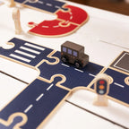 Auto's op de Weg – Houten autobaan met accessoires van FSC-hout – Egmont Toys