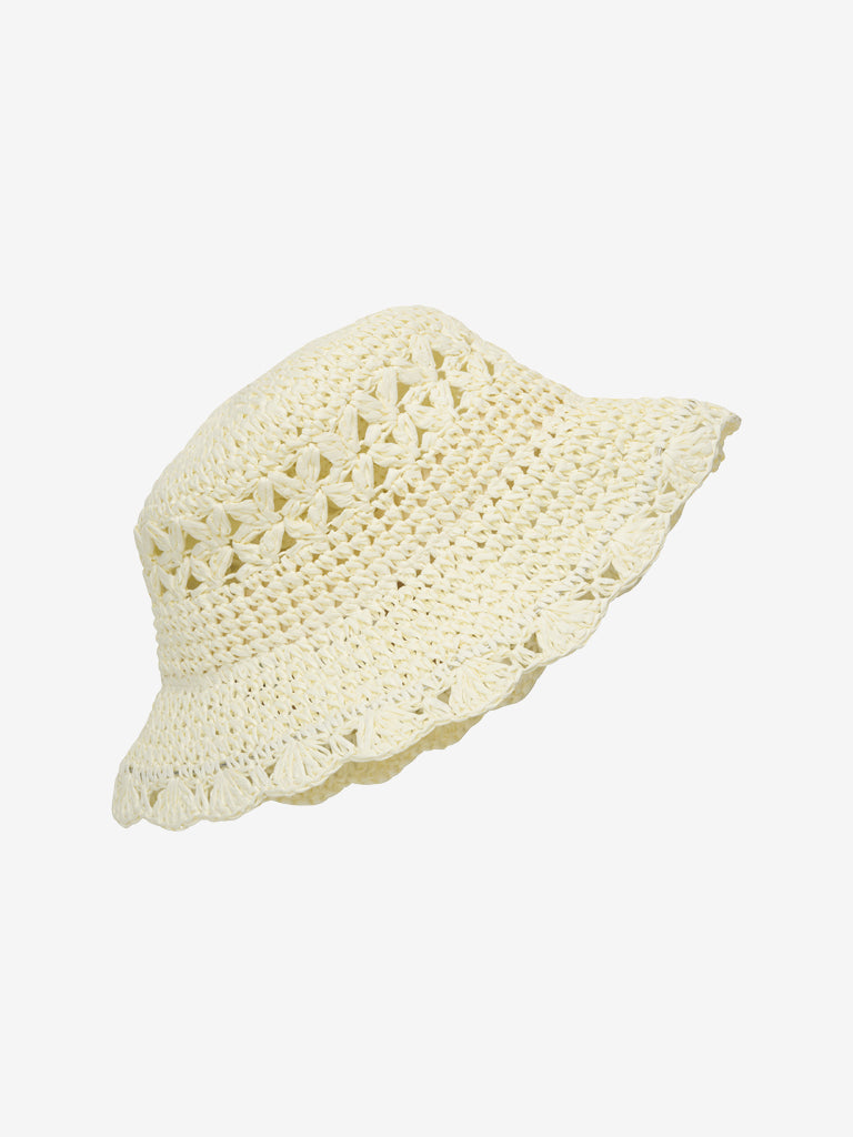 Zonnehoedje - Stro hoedje - Straw Hat w. Crochet Edge - En Fant - productfoto - afbeelding 2