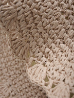 Zonnehoedje - Stro hoedje - Straw Hat w. Crochet Edge - En Fant - productfoto - afbeelding 4