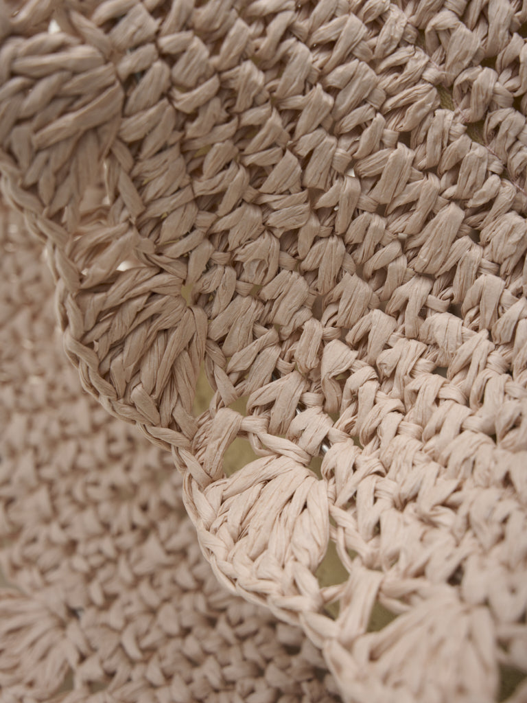 Zonnehoedje - Stro hoedje - Straw Hat w. Crochet Edge - En Fant - productfoto - afbeelding 4