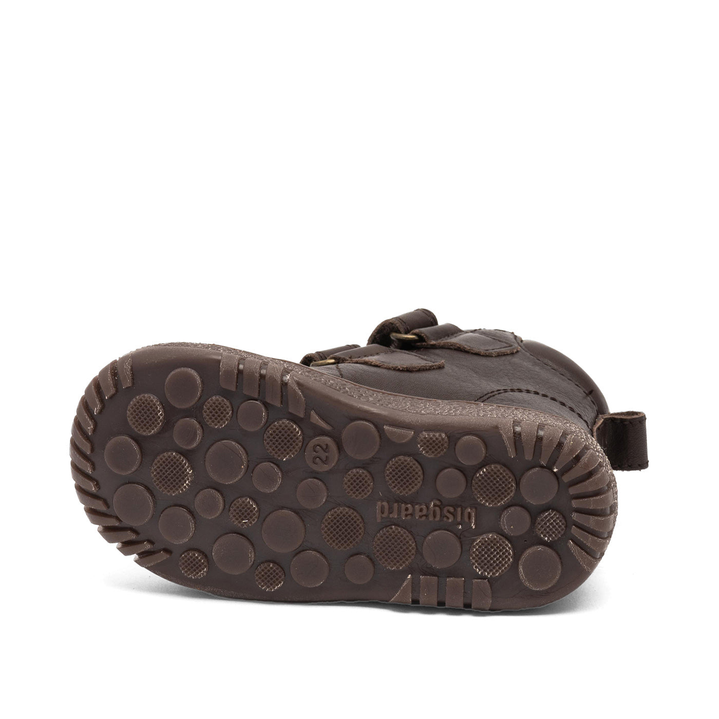 Wachterdichte schoenen - Evon tex - Mocha - Bisgaard - onderzijde zool