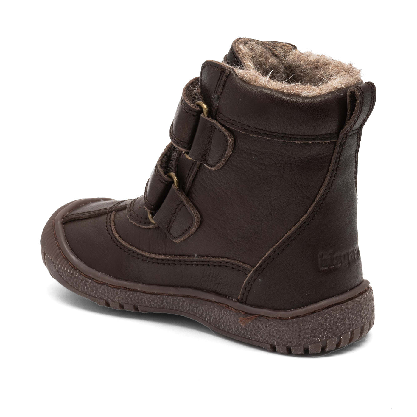 Wachterdichte schoenen - Ellis tex - Mocha - Bisgaard - achterzijde