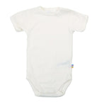 Short-sleeved romper - 100% merino wool - Joha