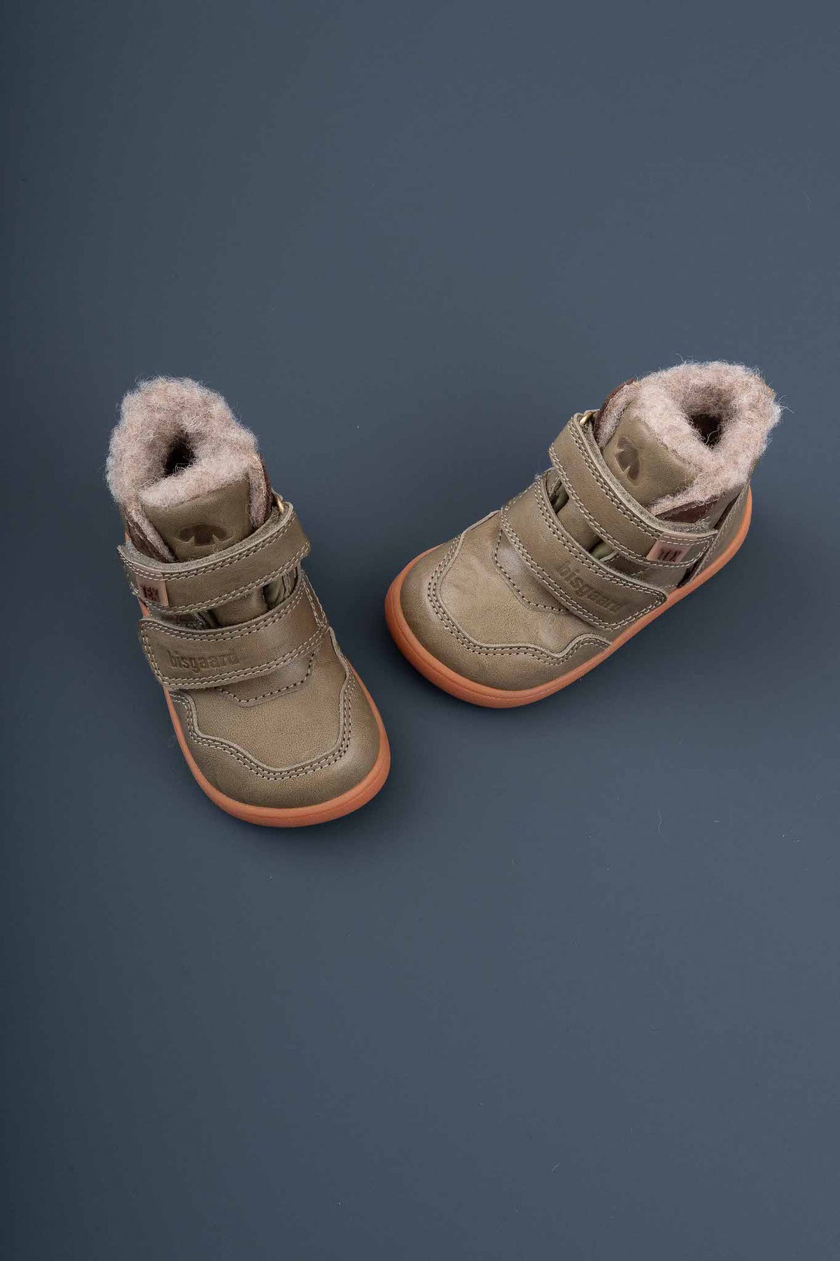 Barefoot Becky TEX Winterschoen – Sage – Waterdicht & Wol gevoerd – Bisgaard