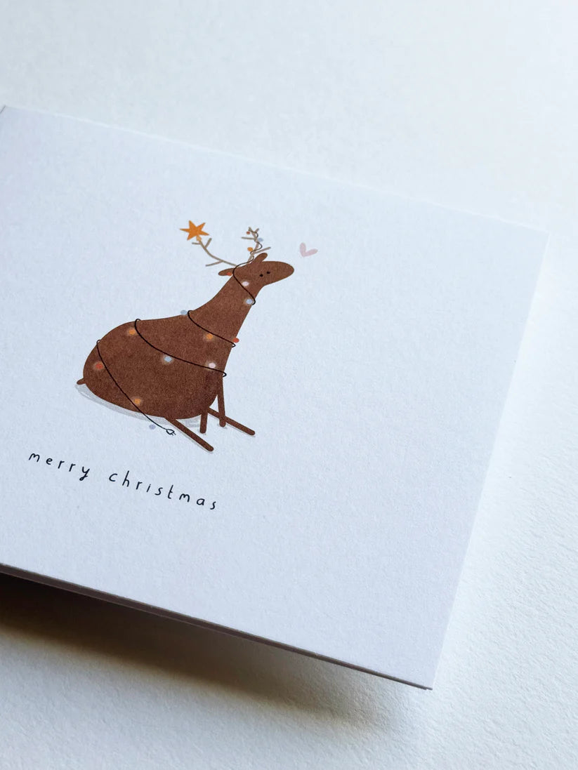 Setje van 8 kerstkaarten incl. enveloppen en stickervel - Alijt