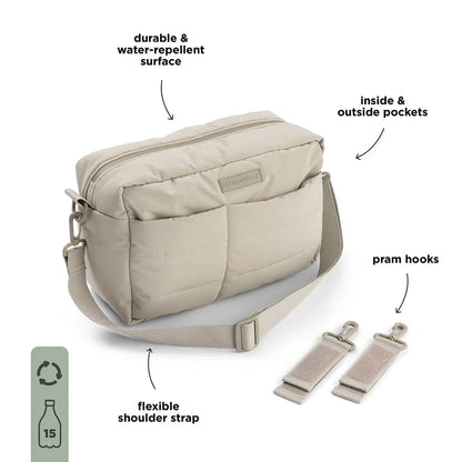 Gewatteerde luiertas - Zand -  Done by Deer