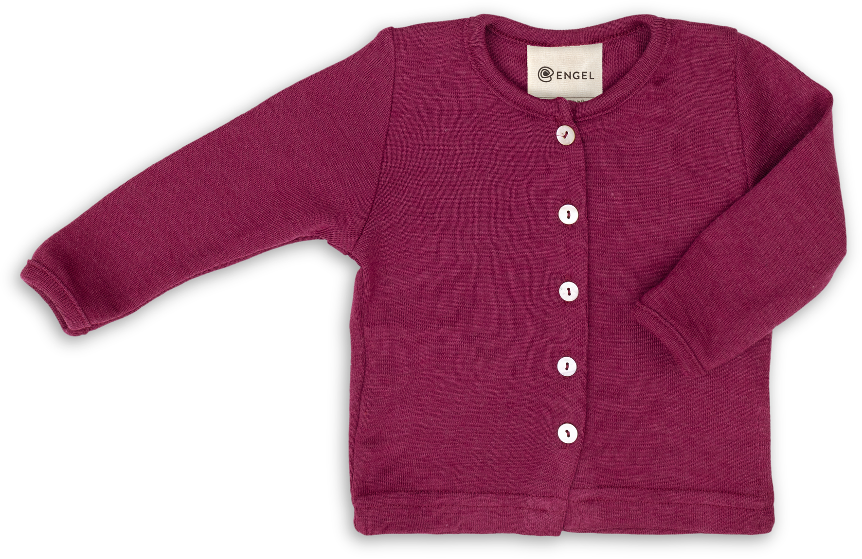 Babyvestje - Wol/Zijde - Baby Cardigan - Engel Natur