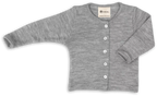 Babyvestje - Wol/Zijde - Baby Cardigan - Engel Natur