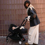 Milk Minipuff – Merino schapenvacht voetenzak voor reiswieg & Stokke YOYO – BINIBAMBA