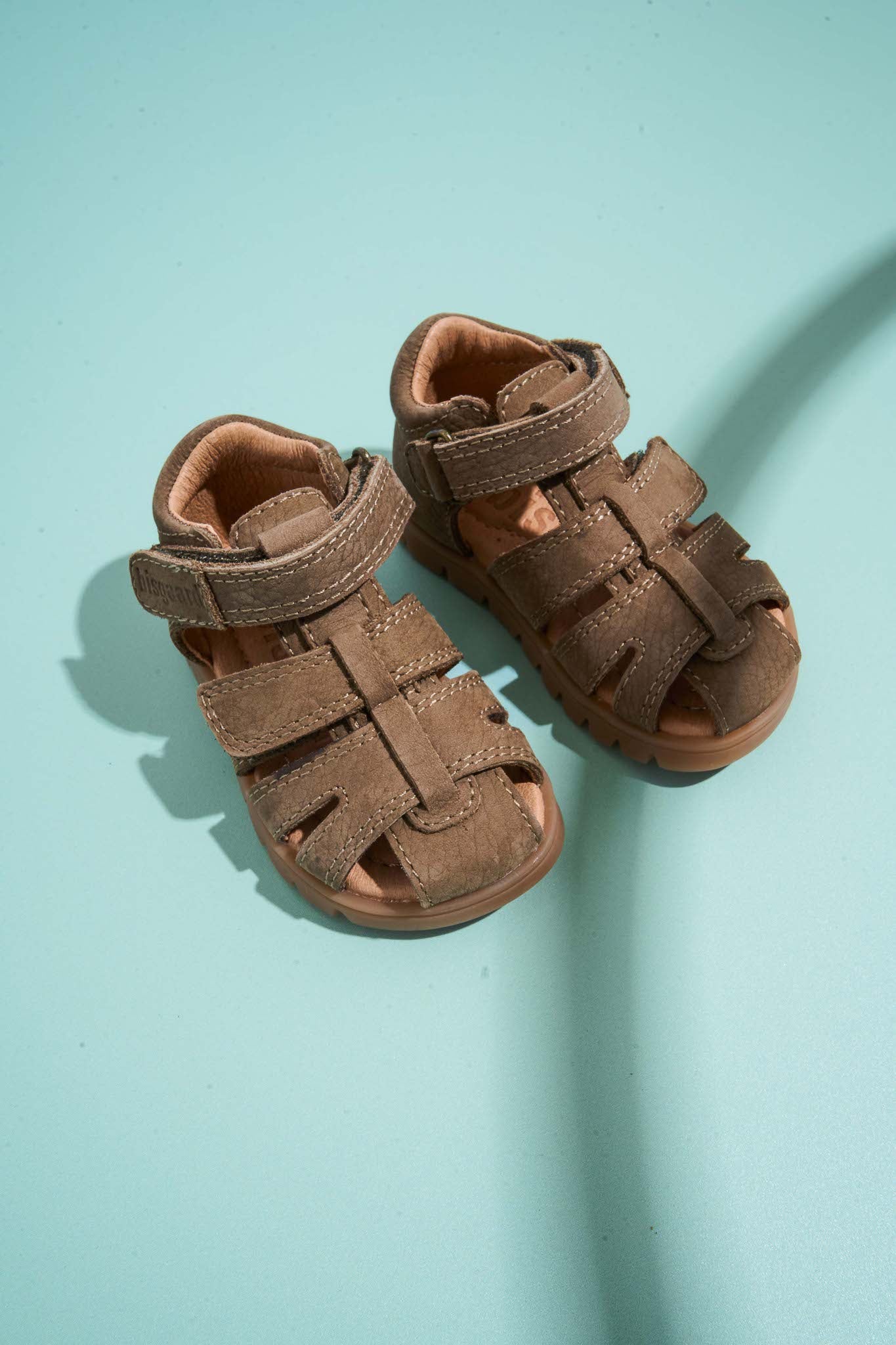 Leren sandalen Frans - Gesloten teen - Earth/Bruin - Bisgaard