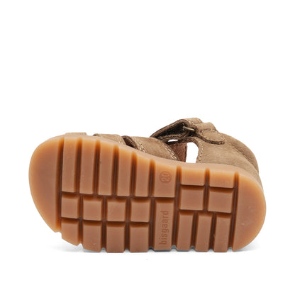 Leren sandalen Frans - Gesloten teen - Earth/Bruin - Bisgaard