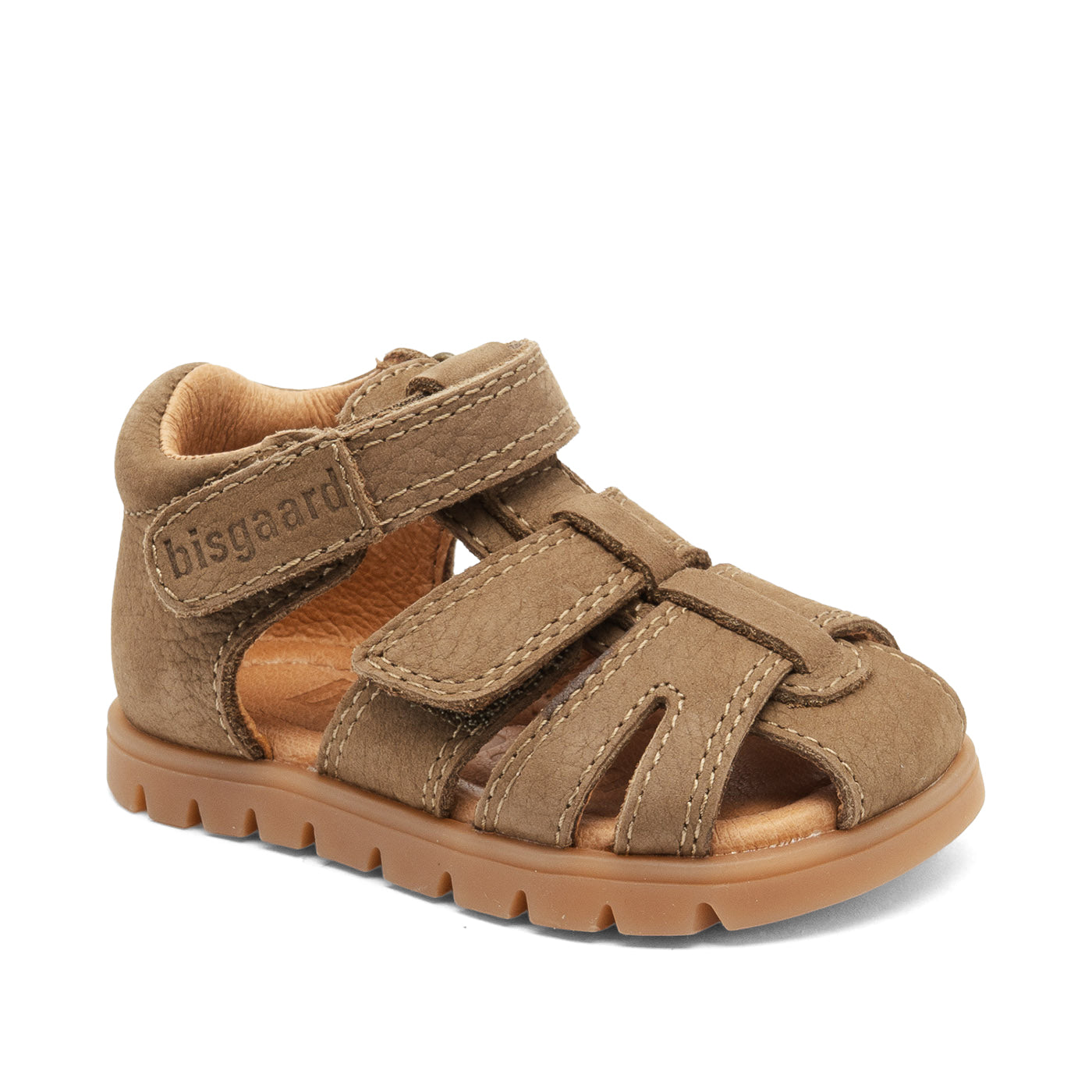 Leren sandalen Frans - Gesloten teen - Earth/Bruin - Bisgaard
