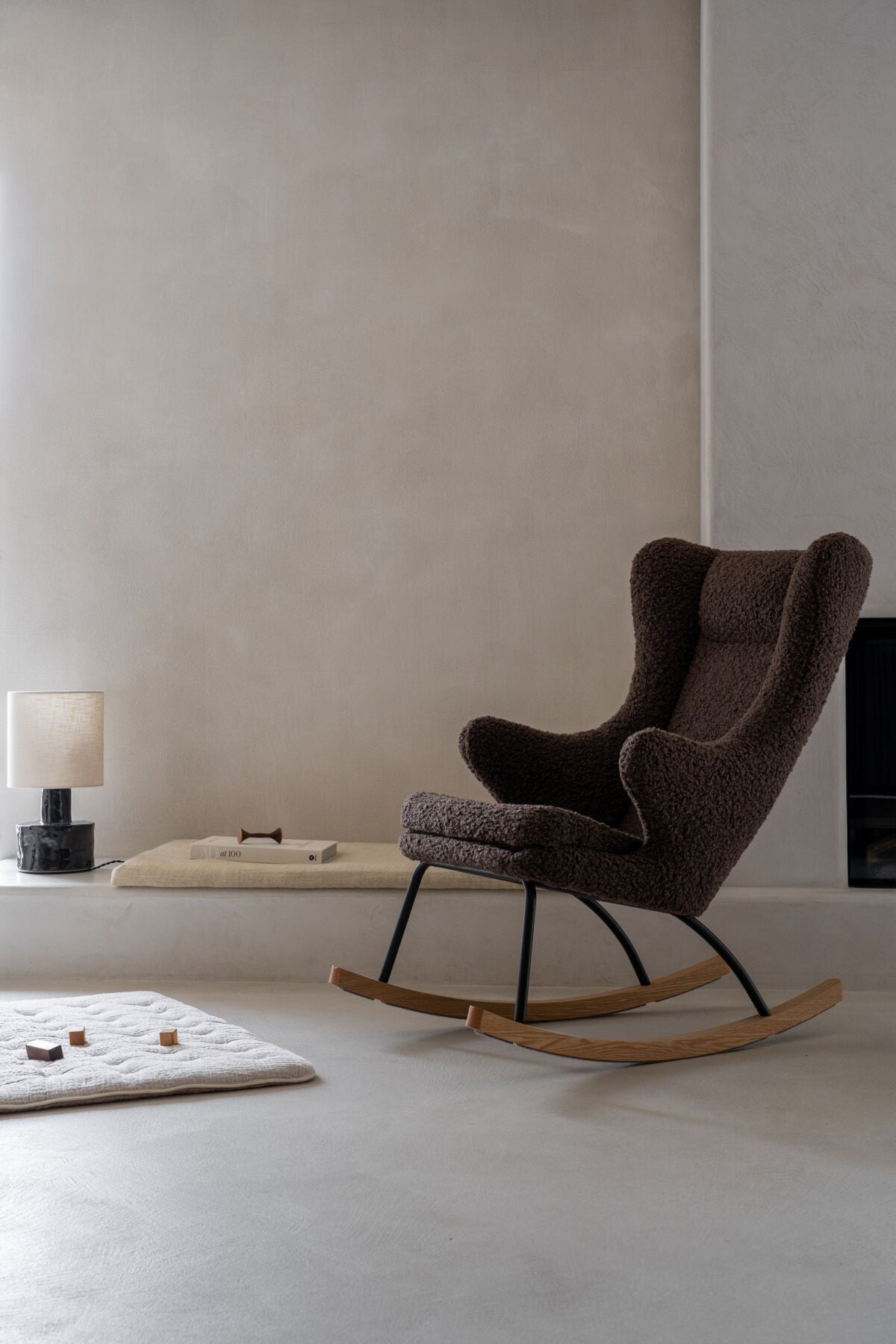 Rocking Chair De Luxe Adult Teddy - Bison of Stone - Schommelstoel - Quax - productfoto
