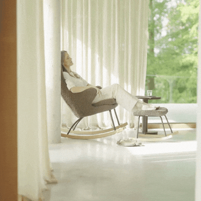 Rocking Chair De Luxe Adult Teddy - Bison of Stone - Schommelstoel - Quax - productfoto - afbeelding 4