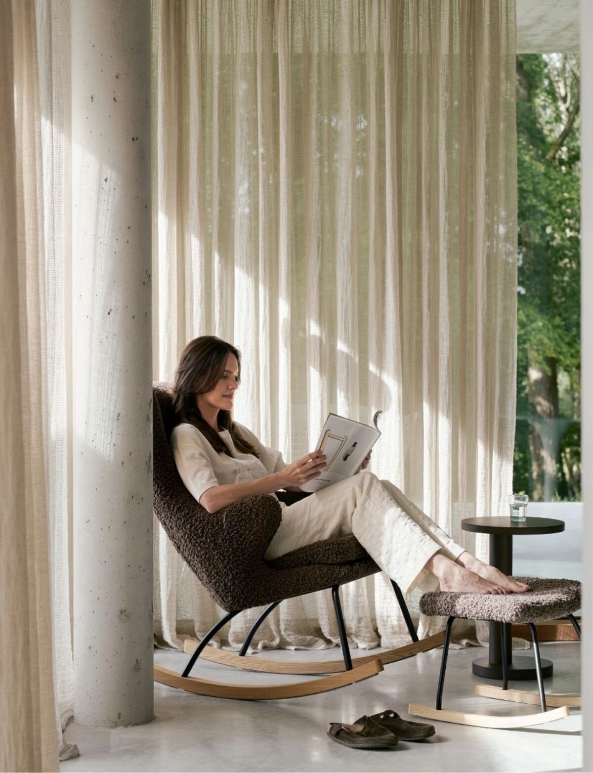 Rocking Chair De Luxe Adult Teddy - Bison of Stone - Schommelstoel - Quax - productfoto - afbeelding 3
