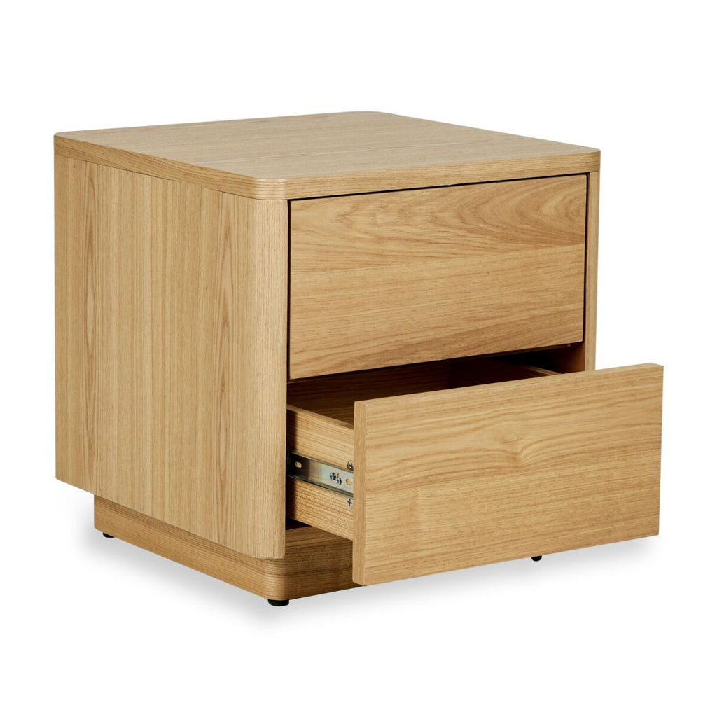 Nachtkast met 2 lades - Natural Ash - Quax - productfoto - afbeelding 3