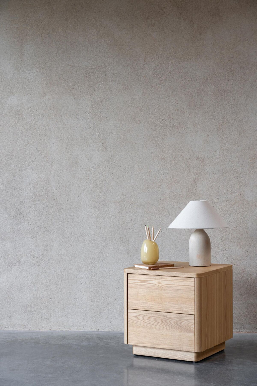 Nachtkast met 2 lades - Natural Ash - Quax - productfoto - afbeelding 6
