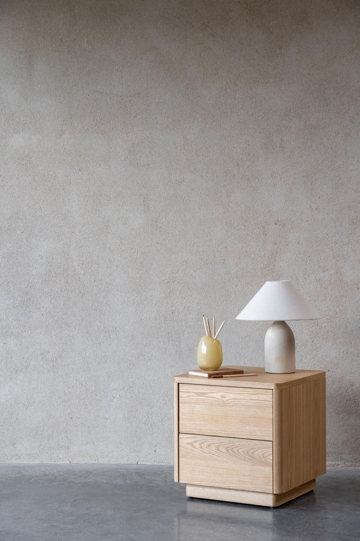 Nachtkast met 2 lades - Natural Ash - Quax - productfoto - afbeelding 6