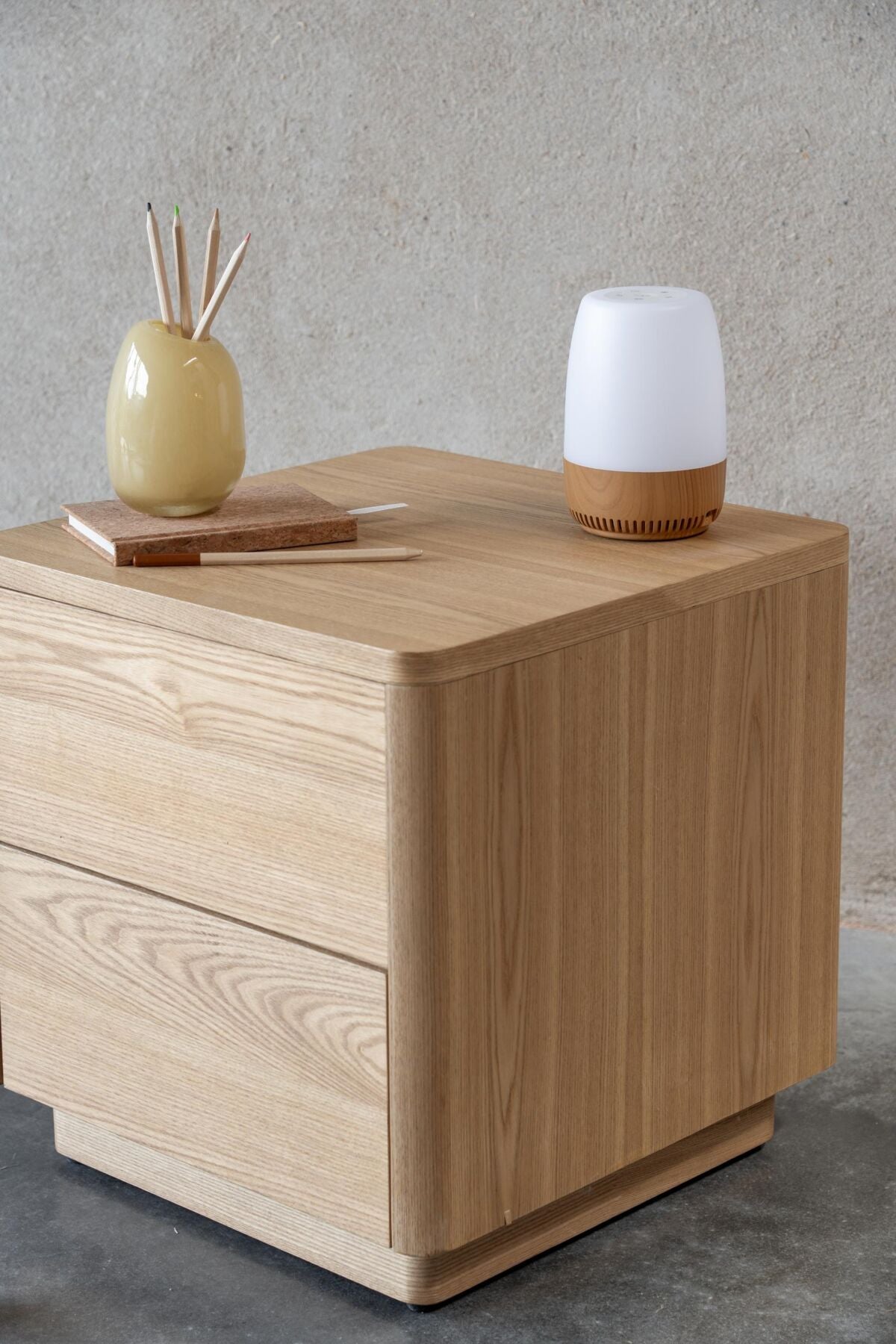 Nachtkast met 2 lades - Natural Ash - Quax - productfoto - afbeelding 5