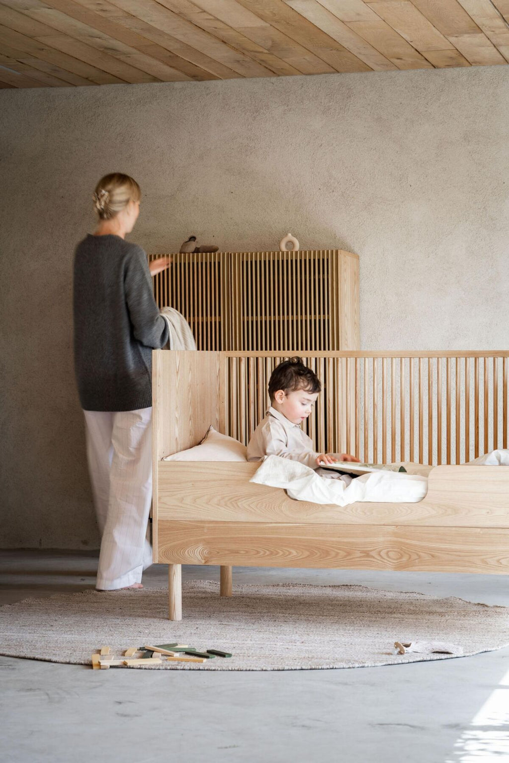 Hai No Ki Uitvalbeschermer - 140 x 70 cm - Natural Ash - Quax - productfoto - afbeelding 5