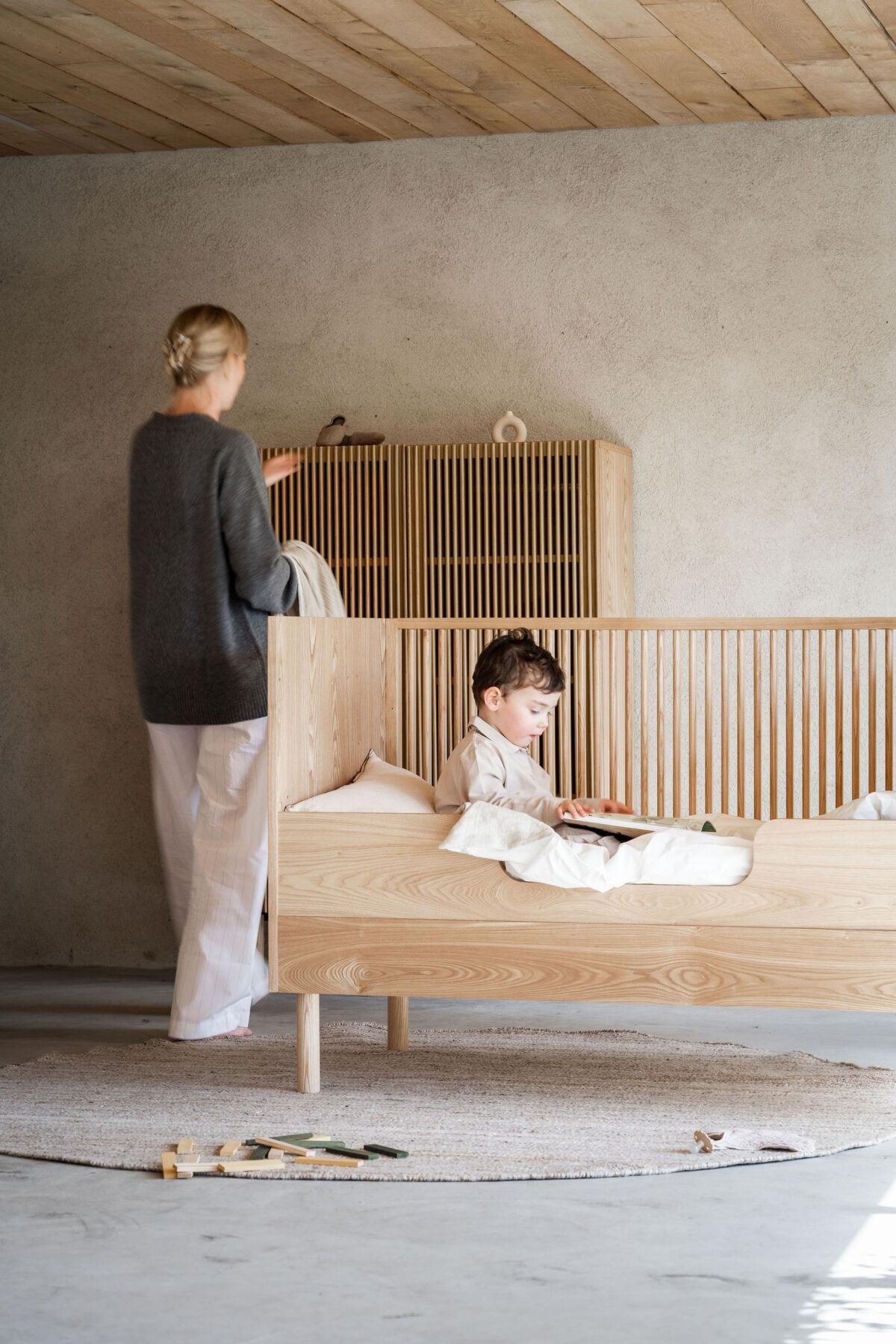 Hai No Ki Uitvalbeschermer - 140 x 70 cm - Natural Ash - Quax - productfoto - afbeelding 5