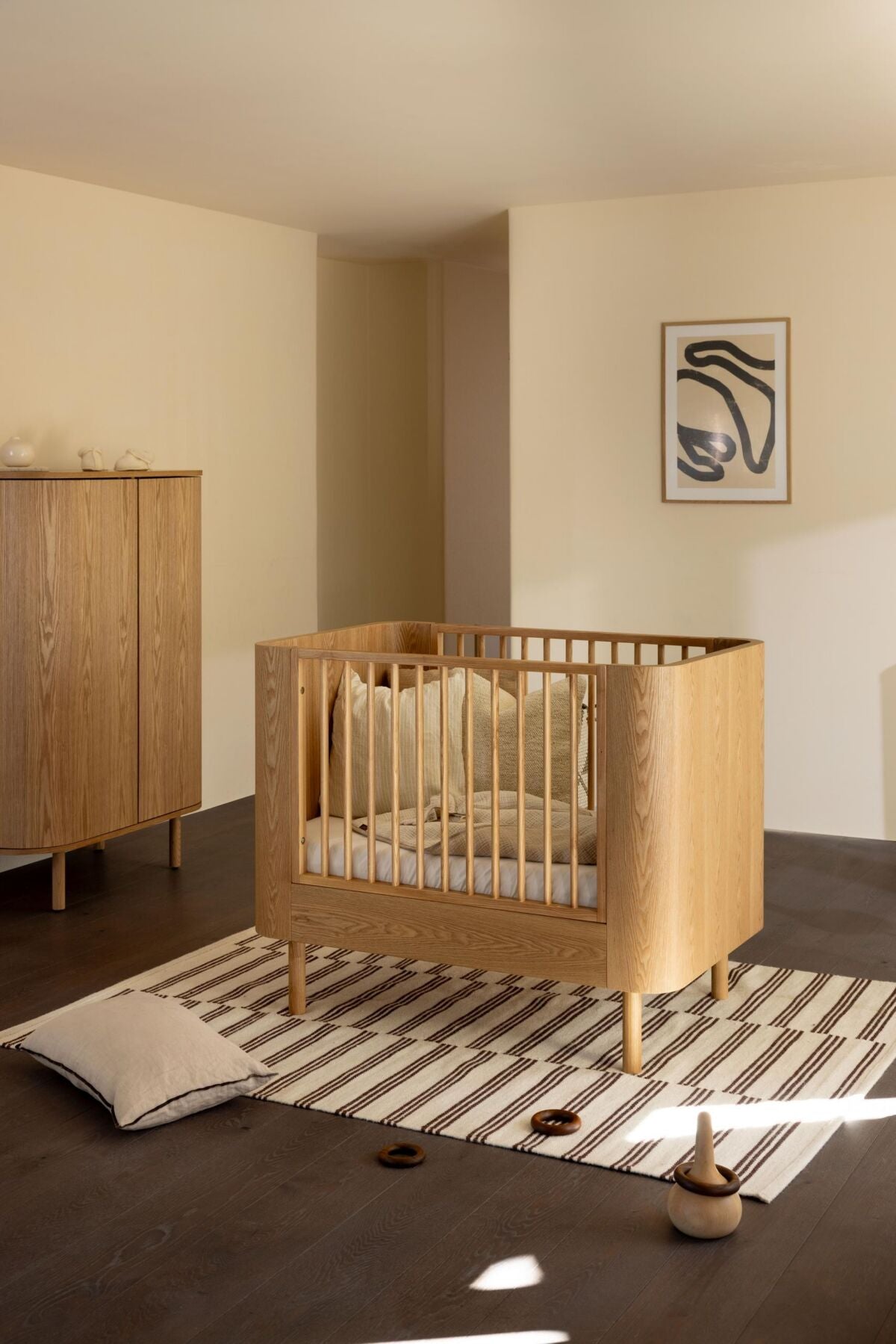 Yume Bed - 110 x 70 cm - Natural Ash - Quax - productfoto