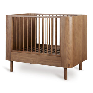 Yume Bed 110 × 70 cm – Lit évolutif en frêne – Walnut – Quax