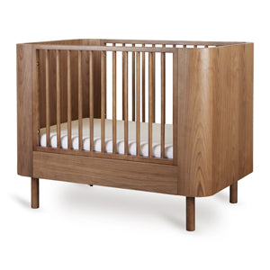 Yume Bed 110 × 70 cm – Lit évolutif en frêne – Walnut – Quax