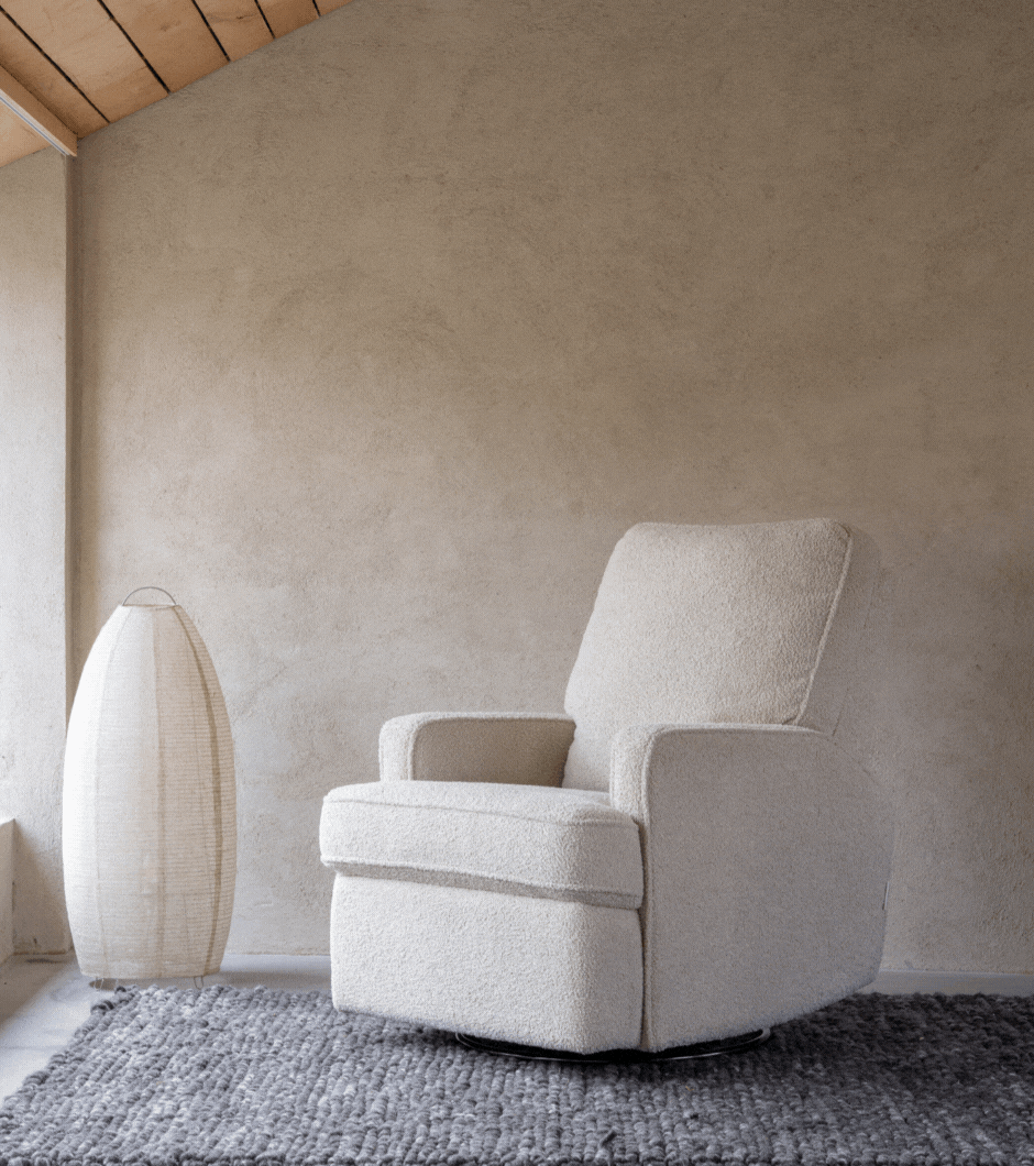 Swivel & Gliding (Electric) Recliner - Teddy Taupe - Schommelstoel - Quax - productfoto