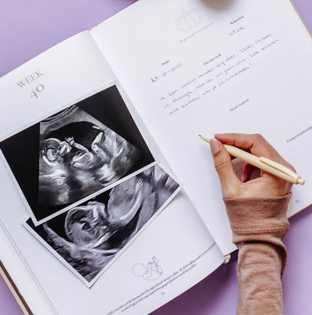 Het begin van jouw leven – All-in-One Pregnancy and Baby Memory Book from 0 to 1 Year – Birth Lines