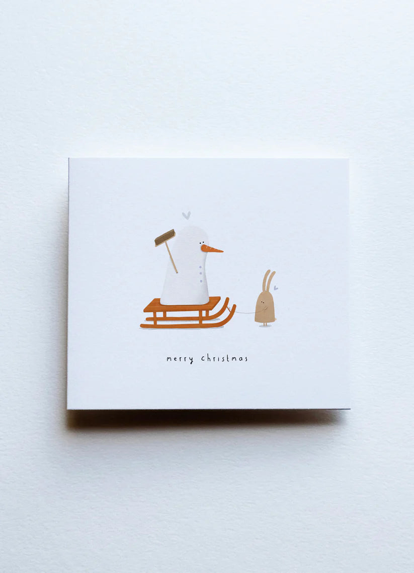 Setje van 8 kerstkaarten incl. enveloppen en stickervel - Alijt