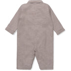 Classic PJ Suit - Biologisch katoen - Tiny Check Brown - Lalaby