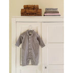 Classic PJ Suit - Biologisch katoen - Tiny Check Brown - Lalaby