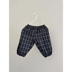 Babybroek Pixi Pants - Biologisch katoen - Blue Check - Lalaby