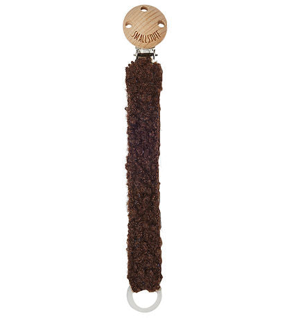 Speenkoord bouclé - Merino wol - Brown - SmallStuff