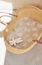 Merino Wool Pram Liner Snuggler® - Alphabet - BINIBAMBA
