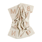 Alphabet Merino Biniblanket – Wiegdeken - 100% merinowol - 75×100 cm – BINIBAMBA