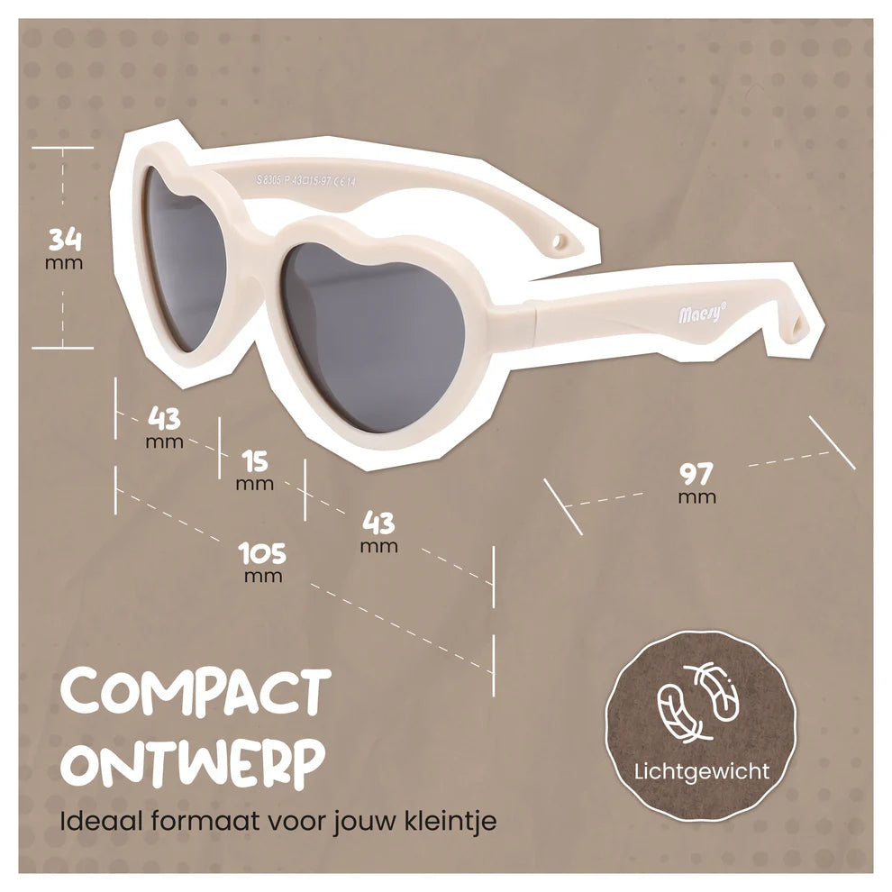 Zonnebril Maes 0 t/m 2 jaar - Hartje - Maesy