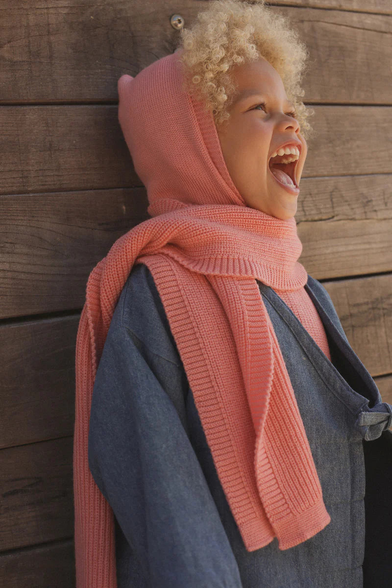Balaclava - 100% extra fine Italiaanse merino wol - HVID - sfeerbeeld
