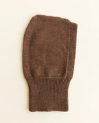 Balaclava - 100% extra fine Italiaanse merino wol - HVID - mocha