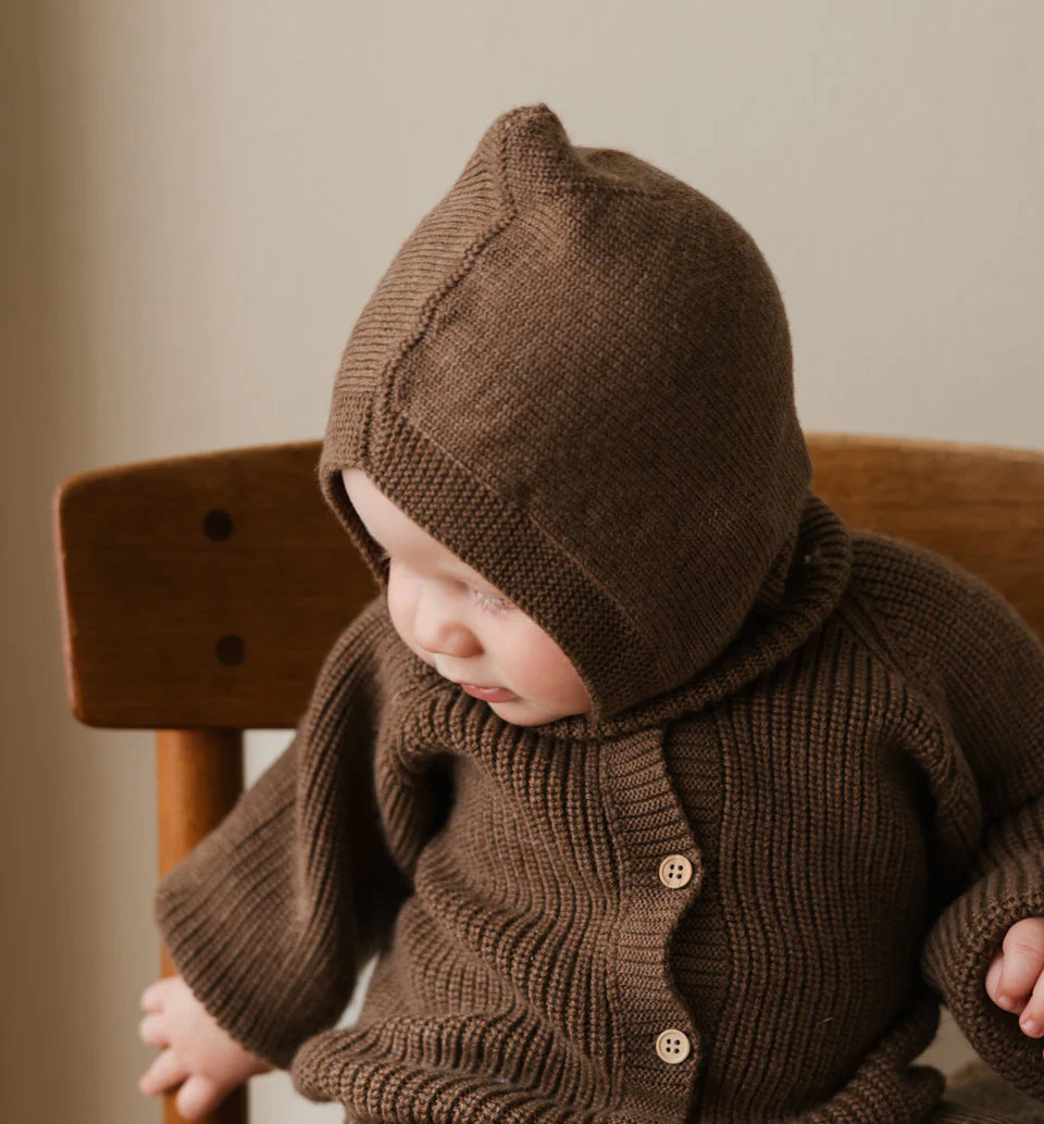 Balaclava - 100% extra fine Italiaanse merino wol - HVID - sfeerbeeld