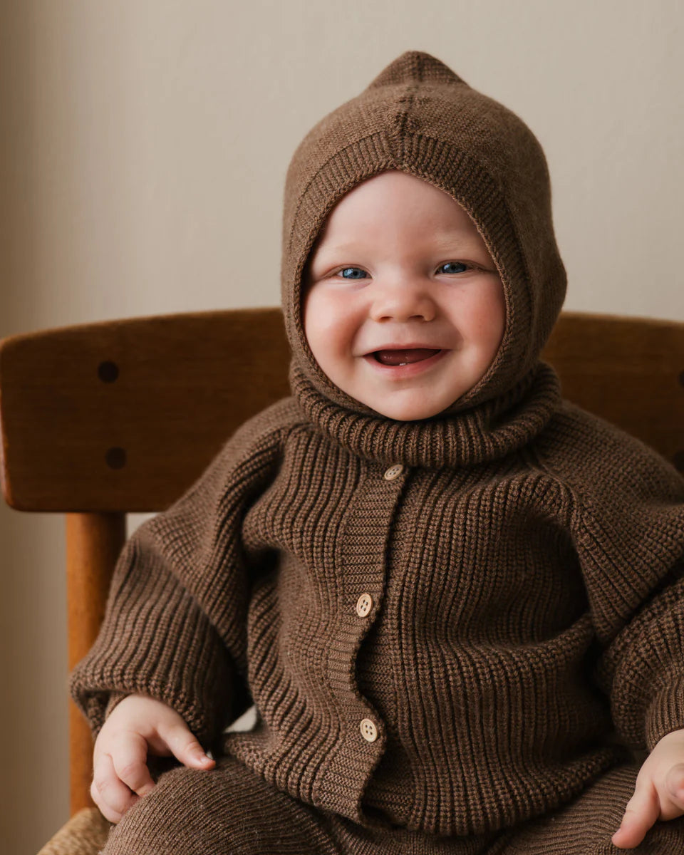 Balaclava - 100% extra fine Italiaanse merino wol - HVID - sfeerbeeld