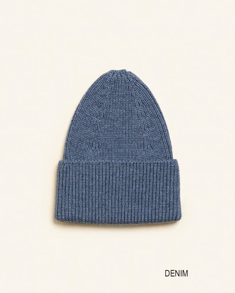 Beanie Fonzie Kids - 100% extra fine Italian merino wool - HVID