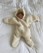 Merino Snugglesuit – Wool baby pram suit made from 100% merino wool – BINIBAMBA